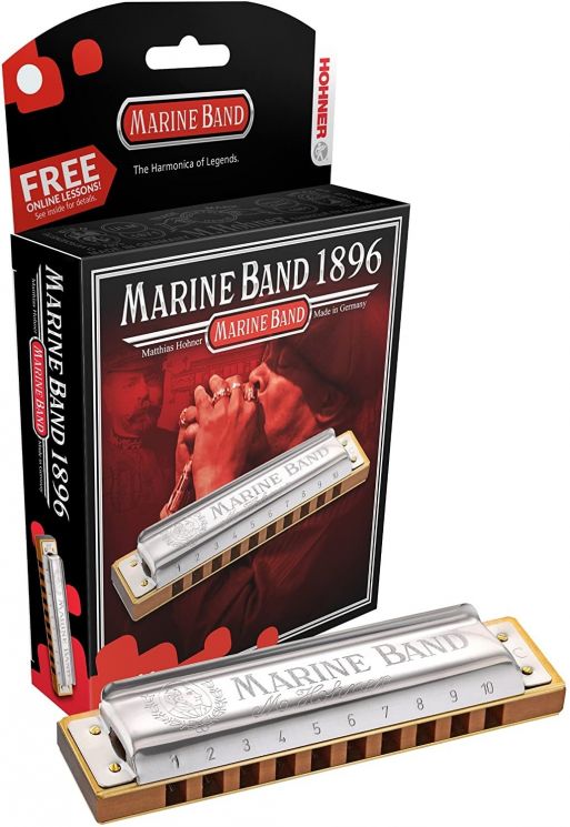Губная гармоника диатоническая HOHNER Marine Band 1896/20 Db натуральный минор