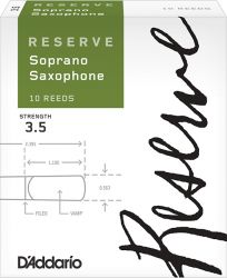 DIR1035 Reserve Трости для саксофона сопрано, размер 3.5, 10шт, Rico