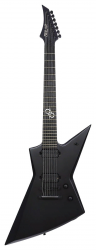 Solar Guitars E2.7C  7-струнная электрогитара, HH, T-o-M, цвет чёрный матовый, чехол в комплекте