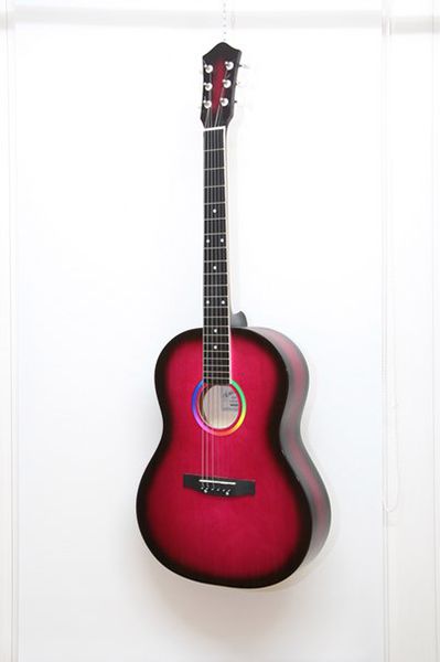 H-213-RD Акустическая гитара, красная, Амистар