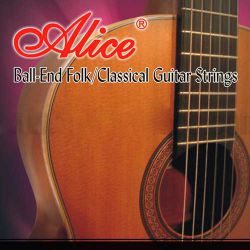 A116 Комплект струн для классической гитары, нейлон, посеребренная медь [20] Alice