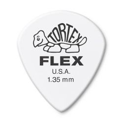 468P1.35 Tortex Flex Jazz III Медиаторы, 12шт, толщина 1.35мм, Dunlop