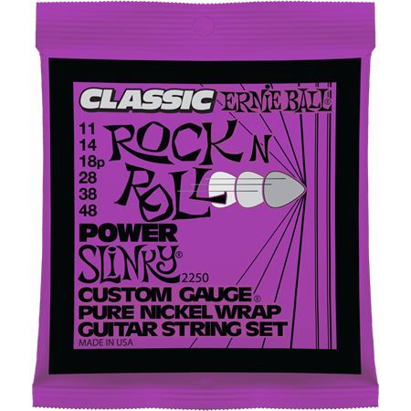 P02250 Pure Nickel Power Slinky 11-48, Ernie Ball