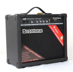 Bosstone BA-40W Black Комбоусилитель для бас гитары: Мощность - 40 Ватт, Динамик 8".