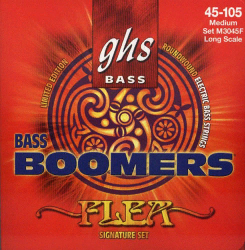 M3045F Bass Boomers Flea Signature Комплект струн для 4-струнной бас-гитары 45-105 GHS
