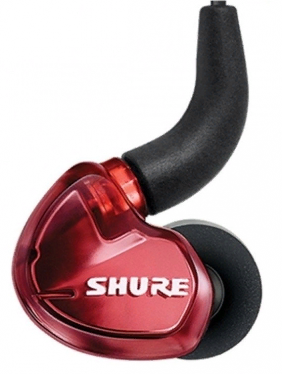 SHURE SE535-LTD-RIGHT Сменный внутриканальный наушник Правый. 18-19000 Гц, Max.SPL 119 дБ, 36 Ом, три динамических драйвера. Красный
