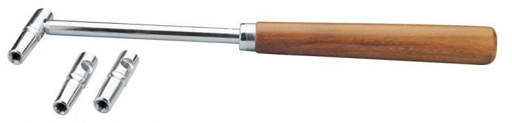 16700-000-01 Ключ для настройки фортепиано, с тремя головками, Konig & Meyer