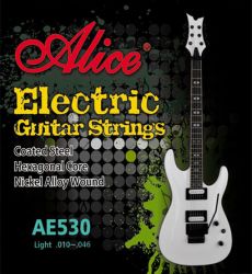 AE530L 532 Комплект струн для электрогитары, никель, 10-46 [12] Alice