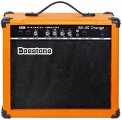 Bosstone BA-40W Orange Комбоусилитель для бас гитары: Мощность - 40 Ватт, Динамик 8".