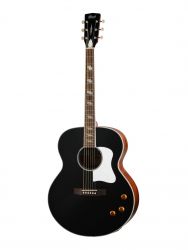 CJ-Retro-VBM-bag CJ Series Электро-акустическая гитара, черная, с чехлом, Cort