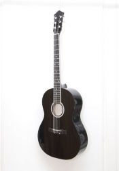 H-24-BK Акустическая гитара, черная, Амистар
