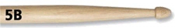 Барабанные палочки BRAHNER  5B клён, XL (16*406), наконечник Barrel