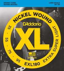 EXL180 Nickel Wound  Extra Super Light, 35-95, D'Addario