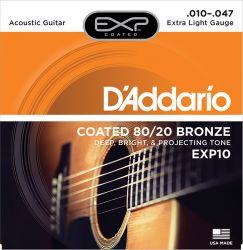EXP10 COATED 80/20  Extra Light10-47 D`Addario