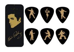 EPPT04 Elvis Presley Portrait Медиаторы 6шт, средние, в коробочке, Dunlop