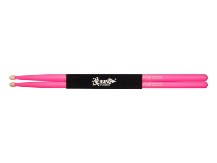 10101003002 Fluorescent Series 5A Барабанные палочки, розовые, орех гикори, HUN