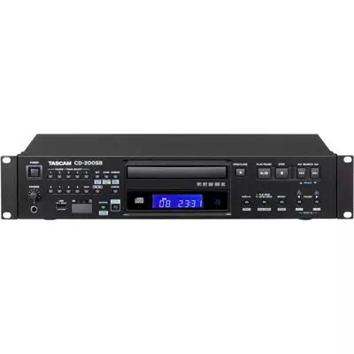 Tascam CD-200SB  CD-проигр. + SD/ SDHC/ USB, Audio CD, mp3, WAV, RCA&Optical S/ PDIF, +/ -12% pitch