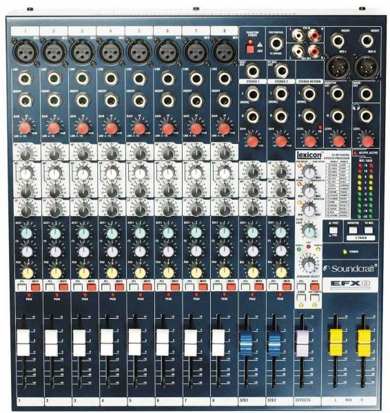 Микшерный пульт SOUNDCRAFT EFX8