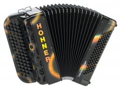 Баян HOHNER Fun Nova II 80 light black airbrush (B-Stepped)
