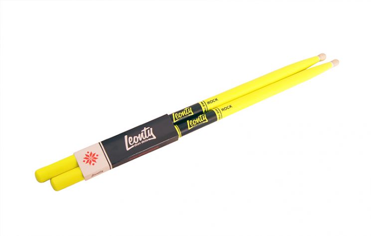 LFLR Fluorescent Lemon Rock Барабанные палочки, Leonty
