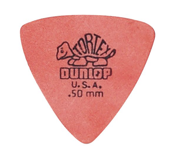 431P.50 Tortex Triangle Медиаторы 6шт, толщина 0,50мм, треугольные, Dunlop