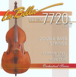 7720L Orchestral Комплект струн для контрабаса, La Bella