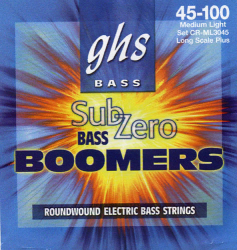 CR-ML3045 Sub-Zero Bass Boomers Комплект струн для 4-струнной бас-гитары 45-100 GHS