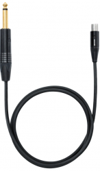 SHURE WA306 Инструментальный кабель для подключения электрогитар к бодипаку BLX, SLX, ULX, разъем TA4F