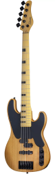 Бас-гитара SCHECTER MODEL-T SESSION-5 ANS - бас-гитара 5-струнная. 22 лада, корпус: болотный ясень, гриф на болтах: клён, звукосниматели JP: EMG LJ EMG P5, 1х мастер громкость, 1х бленд, 2х полосный активный эквадайзер, бридж: Schecter Custom Bass String