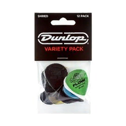 Dunlop PVP118 Variety Shred 12Pack  набор медиаторов, 12 шт.