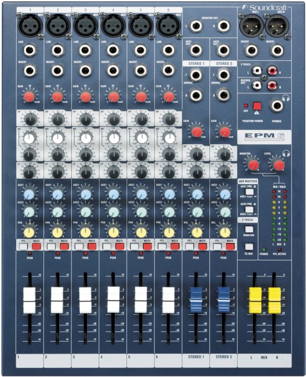 Микшерный пульт SOUNDCRAFT EPM6