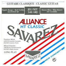 540ARJ Alliance HT Classic Комплект струн для классической гитары, смешан натяж, посеребр, Savarez