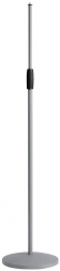 K&M 26010-300-87  микрофонная стойка прямая с круглым основанием, серая, 870-1575 мм