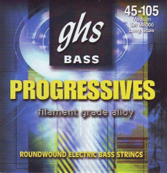 M8000 Progressives Комплект струн для 4-струнной бас-гитары GHS