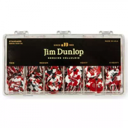Dunlop 4830-6  медиаторы Celluloid Classic Confetti (в уп. 432шт. )