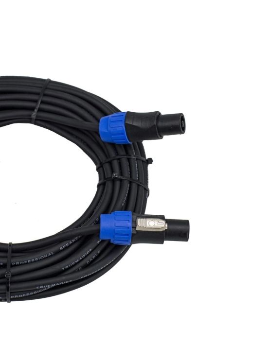 True magic TLC162 15M/BK Кабель для акустических систем, Speakon/Speakon, 2x1.5мм, 15м, черный