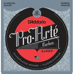 D`Addario EJ45FF  Струны для классической гитары, карбон, Normal Tension