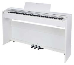 PX-870WE Privia Цифровое пианино со стойкой и педалями, белое, Casio