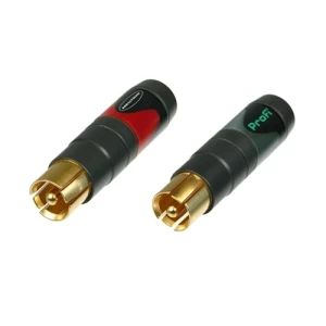 Neutrik NF2C-B/2 - разъем кабельный RCA папа, цена за пару