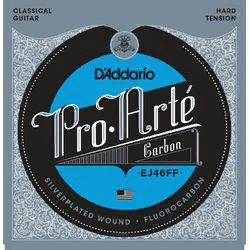 D`Addario EJ46FF  Струны для классической гитары, карбон, Hard Tension