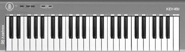 MIDI-клавиатура AXELVOX KEY49j Grey