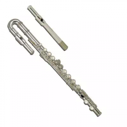 Wisemann DFL-500KBE  флейта, серебряное покрытие, с резонаторами, не в линию, с коленом H, E-мех