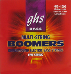 5ML-DYB Bass Boomers Комплект струн для 5-струнной бас-гитары GHS