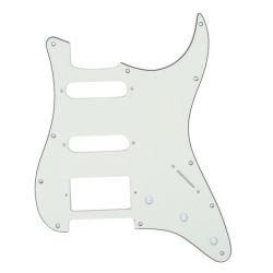 MX0312 Защитная накладка электрогитары Fender Stratocaster, 3 слоя, белая, Musiclily