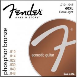 Fender STRINGS NEW ACOUSTIC 60XL PHOS BRNZ BALL 10-48
