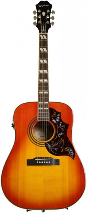 EPIPHONE HUMMINGBIRD PRO ACOUSTIC/ELECTRIC W/SHADOW FADED CHERRY BURST