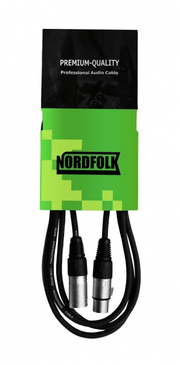 NordFolk NMC9/5M  кабель микрофонный XLR(F) <=> XLR(M), ? 6 мм, 5 метров