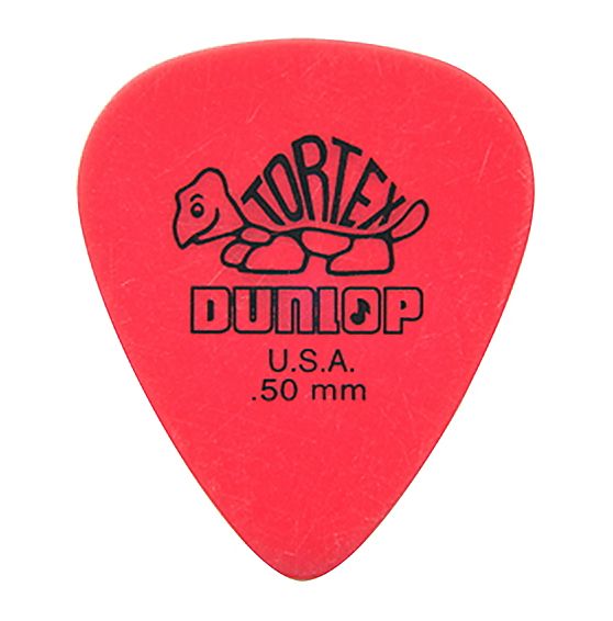 418P.50 Tortex Standard Медиаторы 12шт, толщина 0,50мм, Dunlop