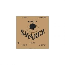 Savarez 520F  Traditional White high tension metal wound струны для кл. гитары нейлон