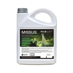 INVOLIGHT MISSUS - жидкость высокой плотности быстрого рассеивания для генераторов дыма, 4.7л